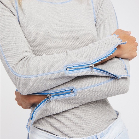 Free People Tops - Free People NWT Zip It Cuff Thermal